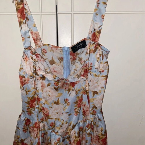 Mini floral dress from Cider size XS new, multicolor