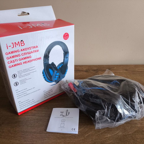 i-JMB gaming headphones with LED lights new