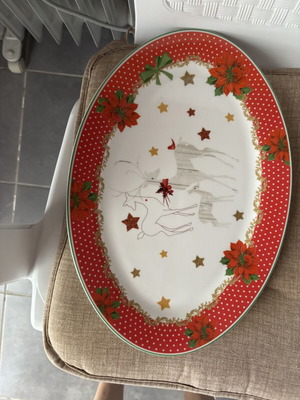 Christmas Platter like new