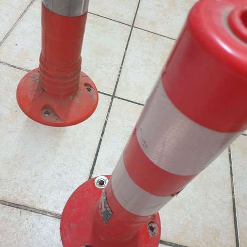 Ramp bollards used