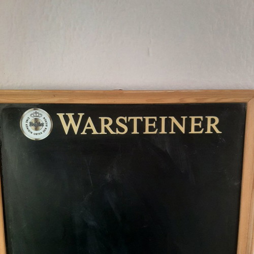 Warsteiner chalkboard sign used