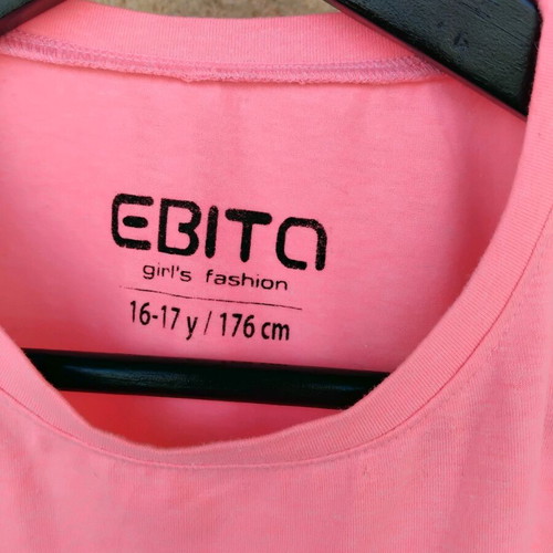 Evita summer short-sleeve top like new, pink, size S