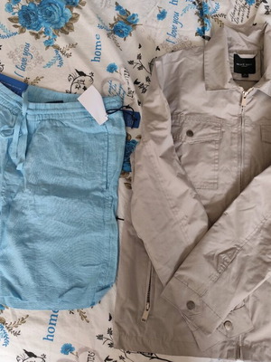 Men's jacket and shorts new, size S