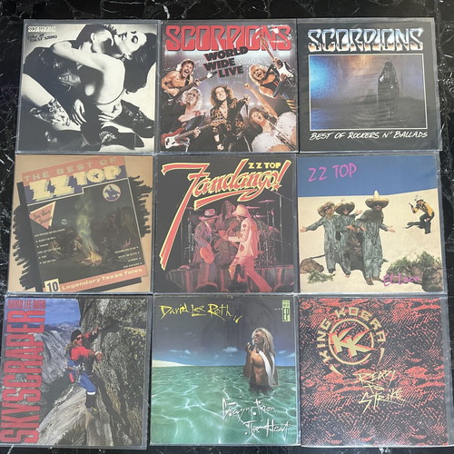 Hardrock Records collection, rock genre