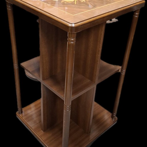 Wooden book furniture with wheels like new
