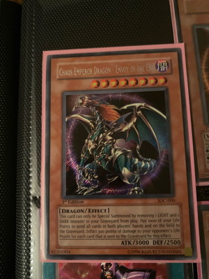 Chaos Emperor Dragon - Envoy of the End 1st Edition Yugioh κάρτα σε άριστη κατάσταση
