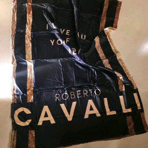 Roberto Cavalli throw blanket new