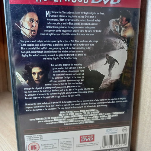 Edge of Terror DVD, no subtitles