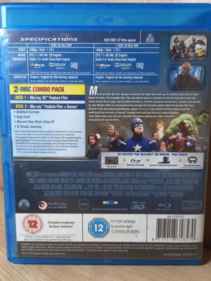 Avengers Assemble 3D & 2D Blu-ray with English subtitles