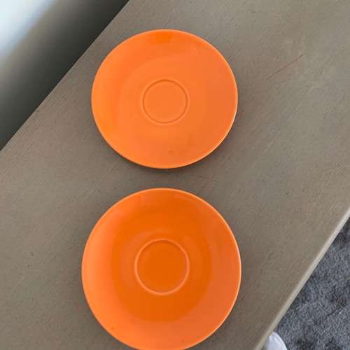 Small plates used, set of 2