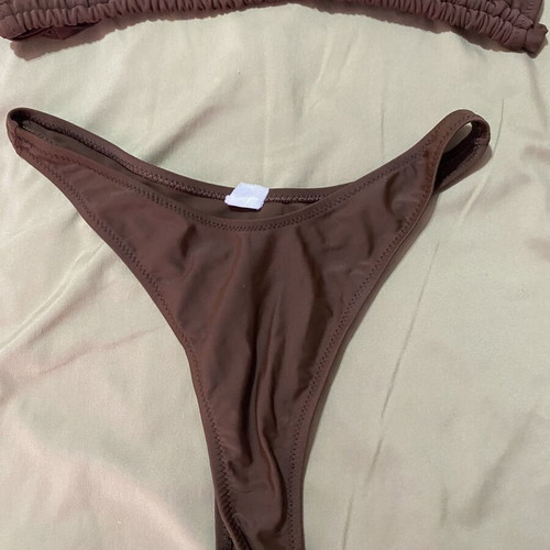 Med bikini like new, brown