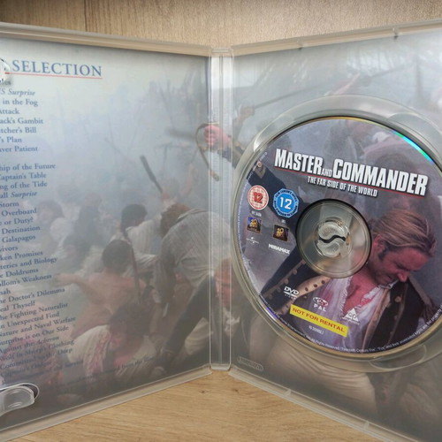 Master and Commander The Far Side of the World DVD like new with English subs