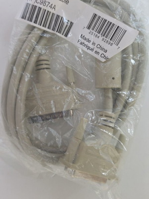VGA cable new gray for PC and monitor connection