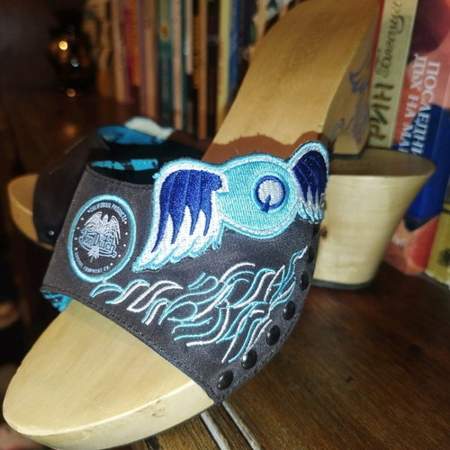 Von Dutch wooden shoes new, size 39, vintage