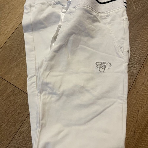 White sweatpants like new, size M