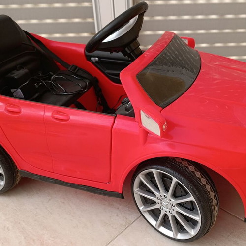 Electric toy car red with charger, like new