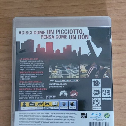 The Godfather 2 (Il Padrino 2) PS3 game, European version
