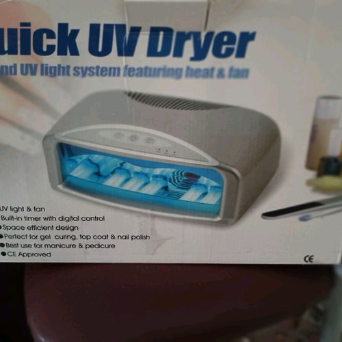 Nail dryer used, professional and functional