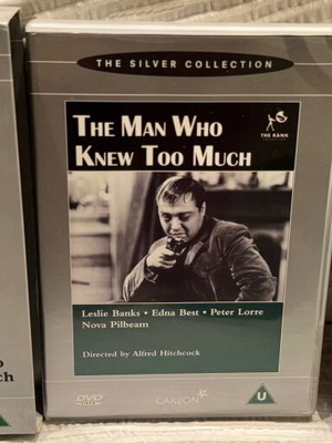 Alfred Hitchcock DVD collection like new, 2 classic thriller movies