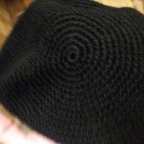 Monastic-style hats new, handmade, pack of 2, black