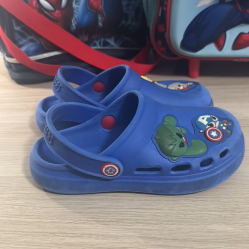 Avengers Marvel kids clogs, size 29, blue, Zara
