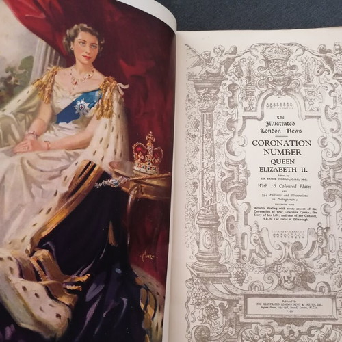 Coronation 1953 book used, Queen Elizabeth II album