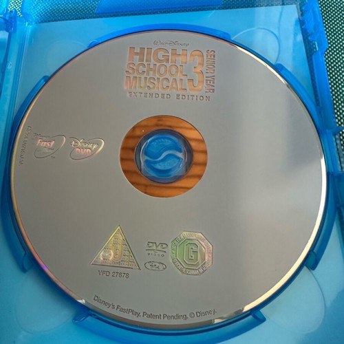 High School Musical movie pack 3 DVDs and 1 Blu-ray like new with subtitles