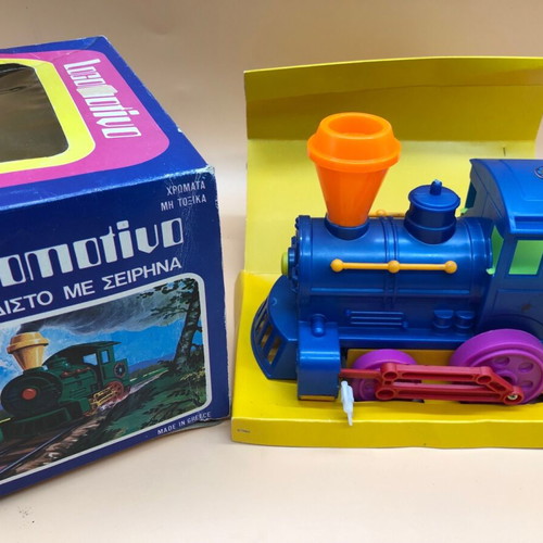 Anco Toys wind-up train 1980 like new