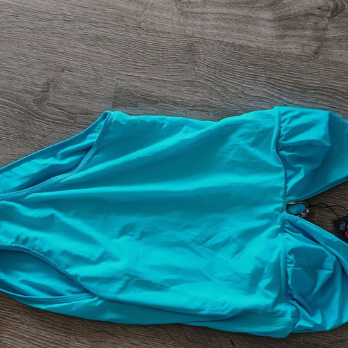 Crool one-piece swimsuit turquoise new S/M