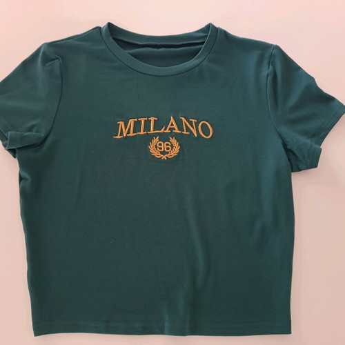 Top green with Milano embroidery like new