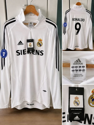 Adidas Real Madrid Ronaldo #9 φανέλα μακρυμάνικη καινούργια με ετικέτες