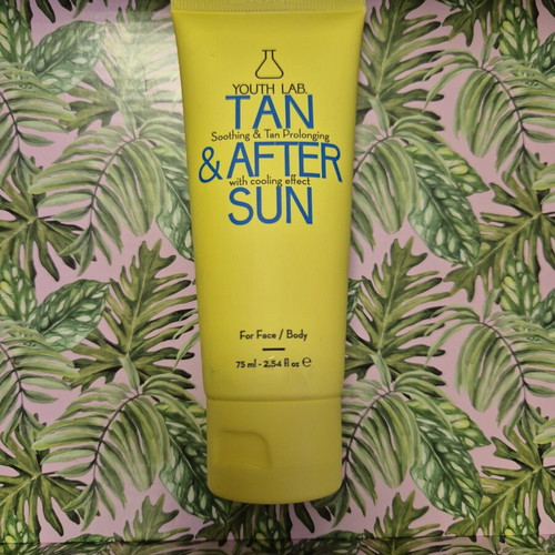 Youth Lab Tan & After Sun moisturizing cream gel for face and body 75ml new