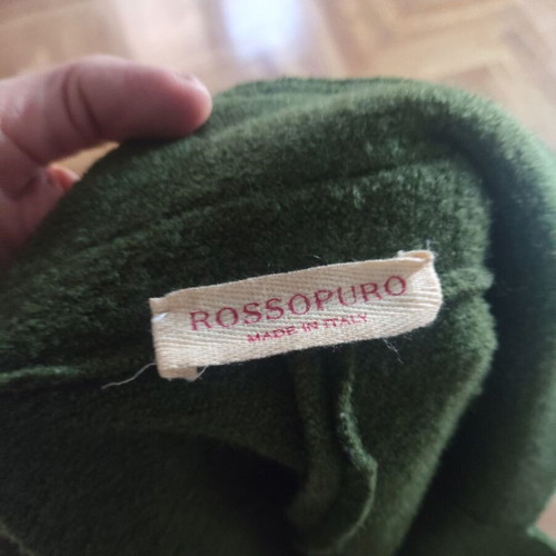 Rossopuro green jacket 100% wool new, size M