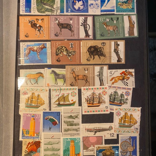 Collection of old postage stamps used in very good condition