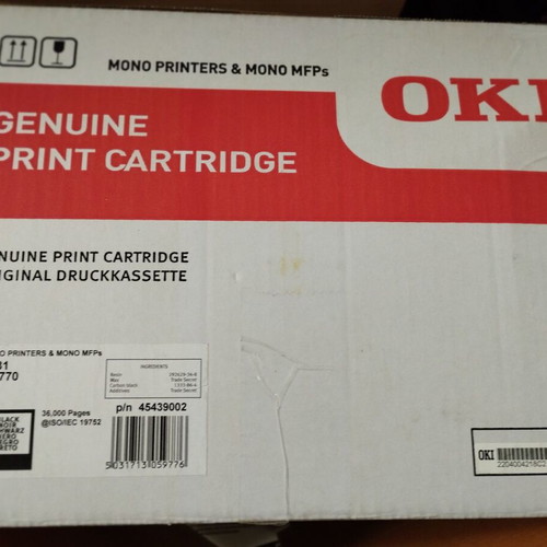 Τόνερ OKI 45439002 B731/MB770 αχρησιμοποίητο, καινούργιο