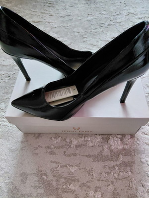 Jenny Fairy elegant high heel shoes new, black, size 40