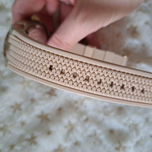 Loisir watch used, beige with thick strap