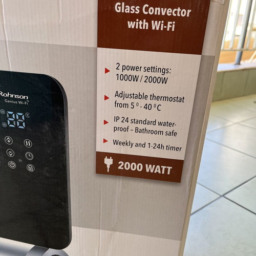 Rohnson Space Heater like new with Wi-Fi and Touchscreen