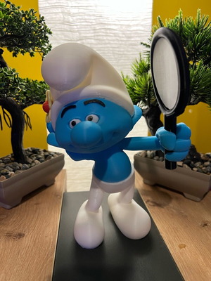 Vanity Smurf with Mirror new 18 cm