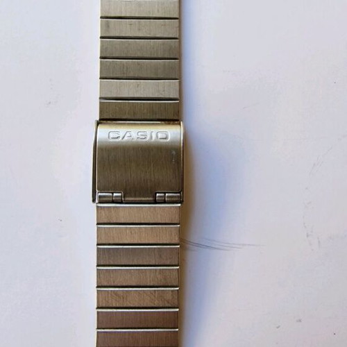Casio vintage genuine stainless steel bracelet 21mm like new, made in Japan