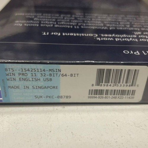 Microsoft Windows 11 Pro new OEM license on USB