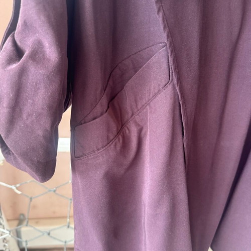 H&M Burgundy Light Jacket Cardigan Size 40 Like New