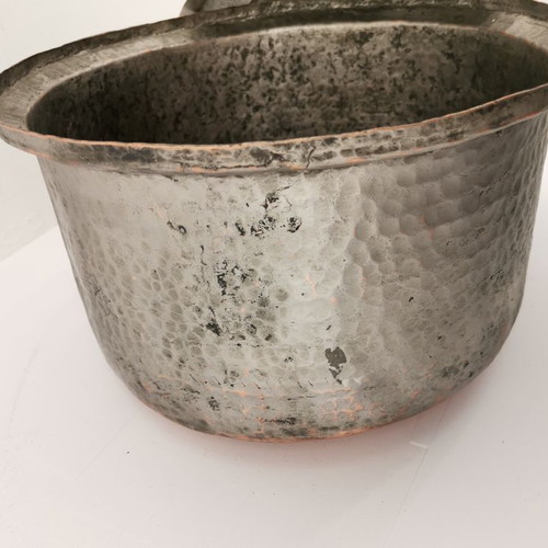 Hammered copper teczeres used, circa 1900