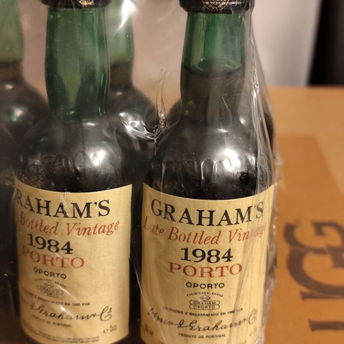 Graham's Late Bottled Vintage 1984 miniatures pack of 29, new 5cl