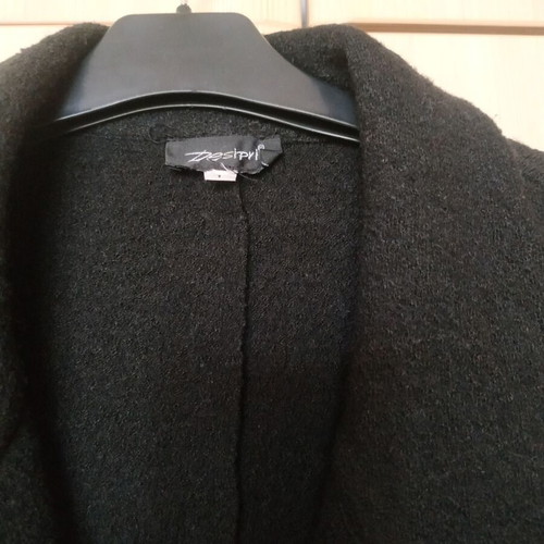 Wool black jacket cardigan S used