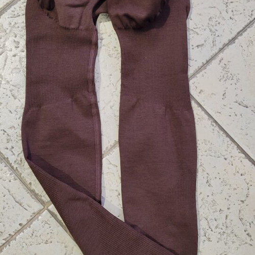 Thrivin women's sports leggings new, brown, size XS