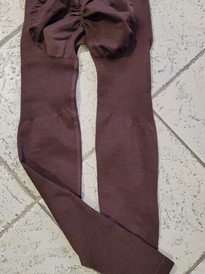 Thrivin women's sports leggings new, brown, size XS