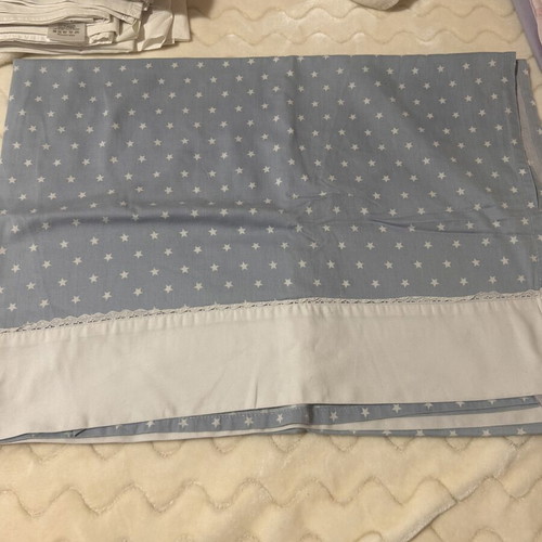 Bedding set for boy's crib used, pack of 7 sheets