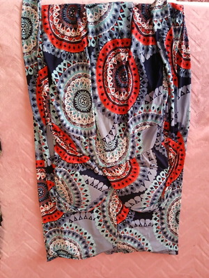 Dress open bottom long like new, size M