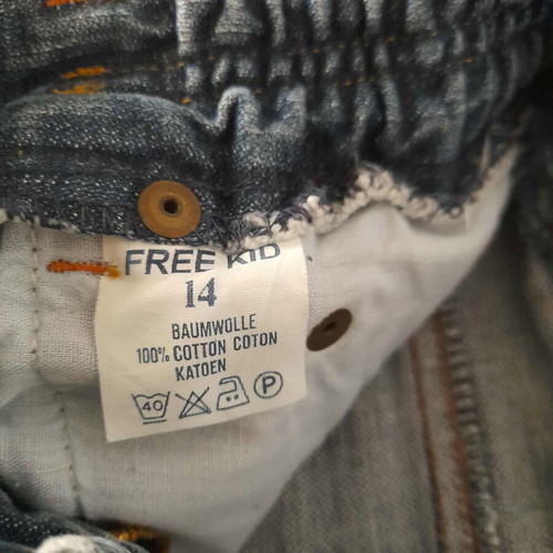 Children's new jeans with belt size 14